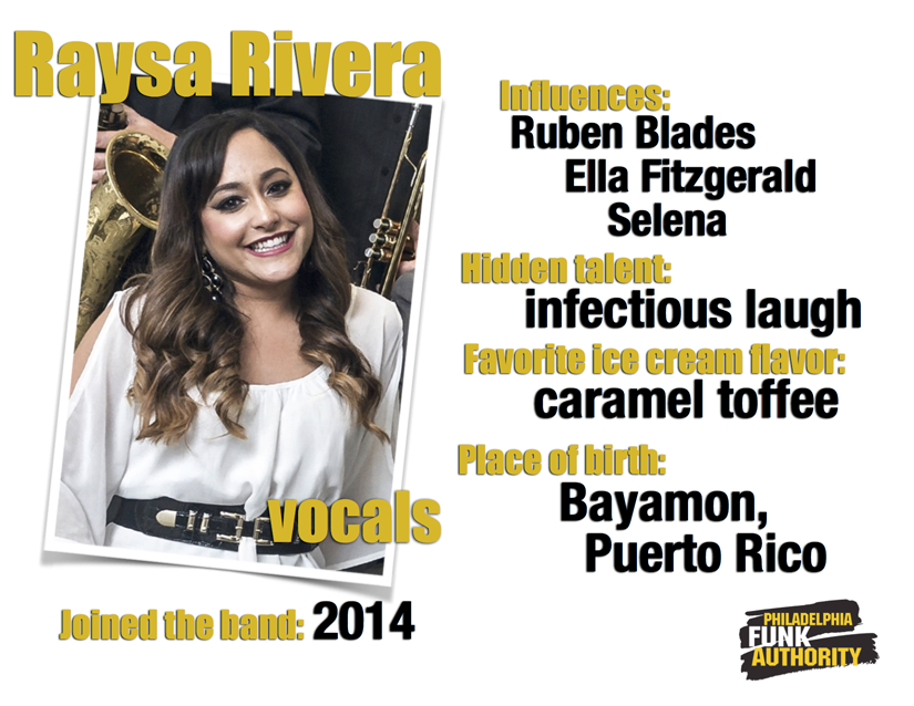RAYSA RIVERA - VOCALS