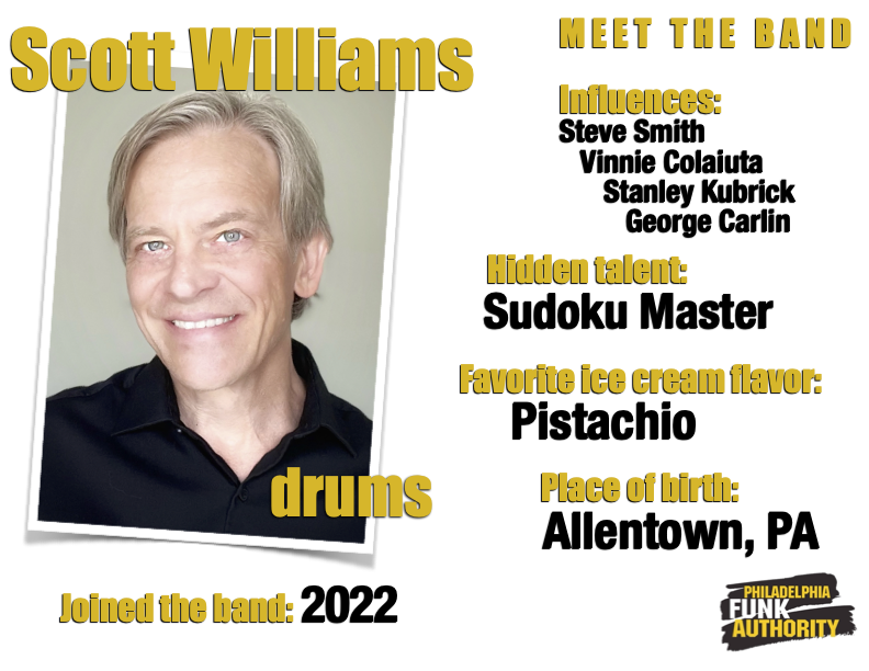 SCOTT WILLIAMS - DRUMS